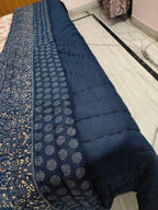 The Gilded Indigo Quilt