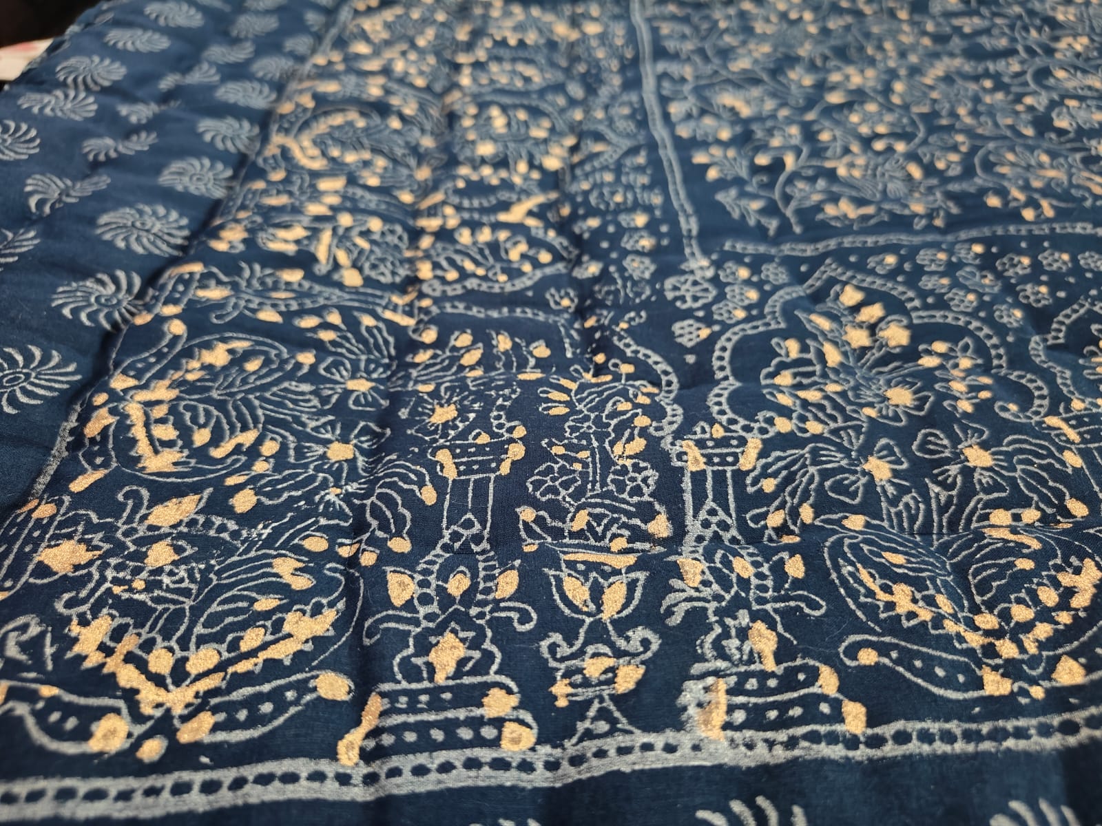 The Gilded Indigo Quilt