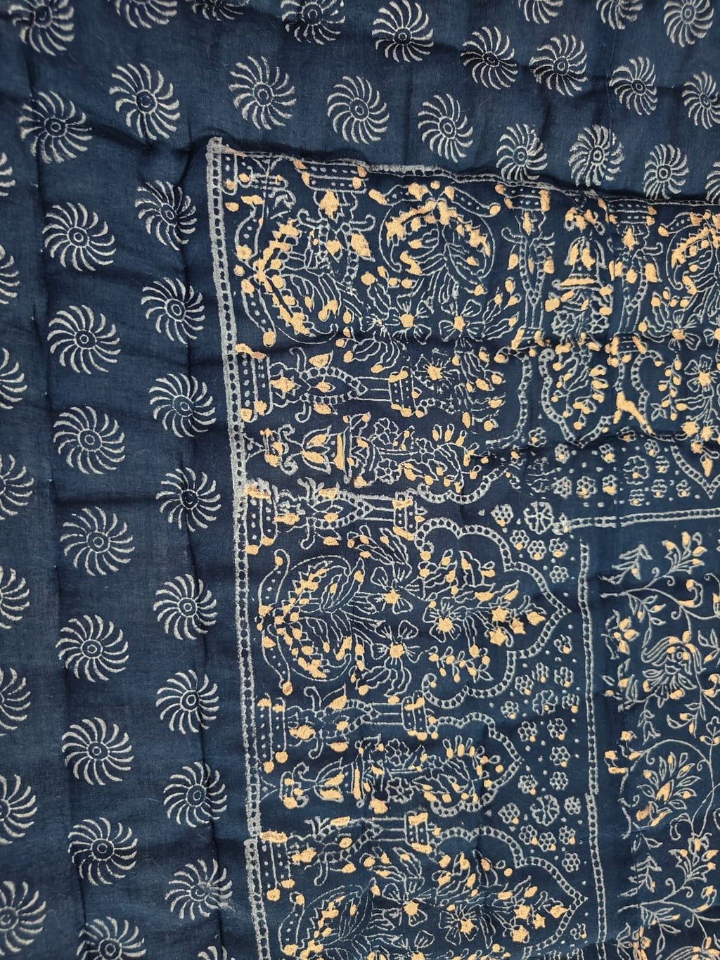 The Gilded Indigo Quilt